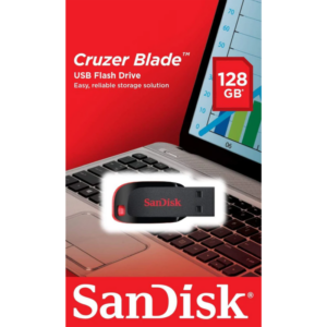 SANDISK CRUZER BLADE 128GB USB2.0 FLASH DRIVE