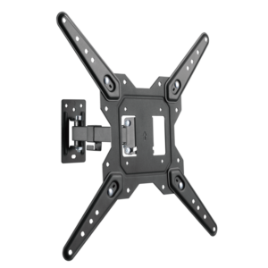 Volkano Steel series Universal Single Arm Full Motion Tv Wall Mount For 14” - 55” TVsTilt And Swivel