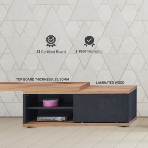 TV Stand can can extend from 1200 to 2100, extra thick 25mm top