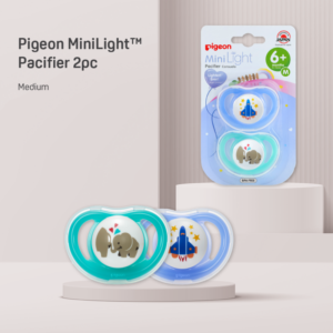 Pigeon - MINI LIGHT PACIFIER M 2PC (BOY)