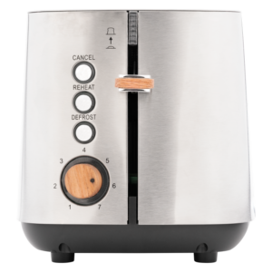 Boden Stark Anson Collection 2 Slice Stainless Steel Toaster