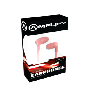 Amplify Pro Jazz series earphones - Red