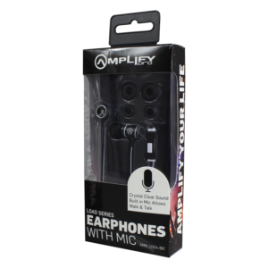 Amplify Pro Load series earphones with Mic Black
