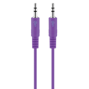 Pro Bass Unite Series- Boxed Auxillary Cable-Purple