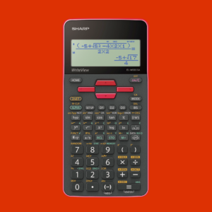 Sharp EL535 Scientific Calculator - 422 Functions- Red