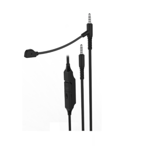 Volkano Chat Boom Series In-Line Boom Microphone - Black