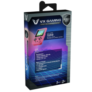 VX Gaming Retro2.0 Series Arcade Gaming Machine 500-in-2