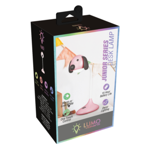 Lumo Neon series LED Desk Lamp - Pink Dog
