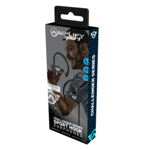 Amplify Sport Challenger series Earhook earbuds - Black